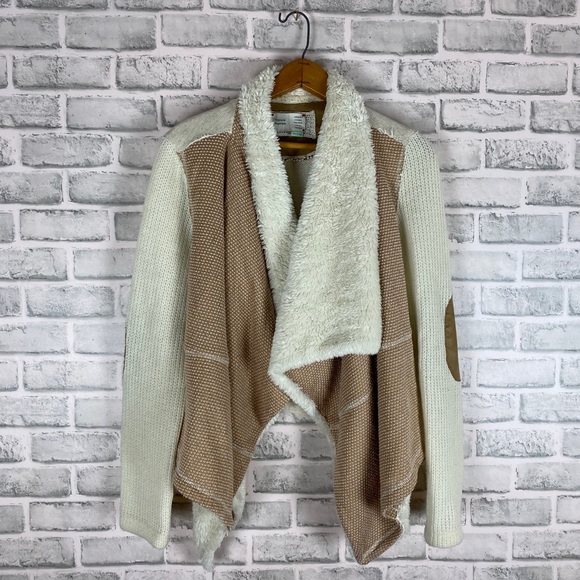 Anthropologie Saturday Sunday Sherpa Cardigan - Picture 2 of 7